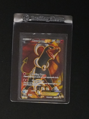 2015 Pokémon XY Breakthrough #153 Houndoom EX — front