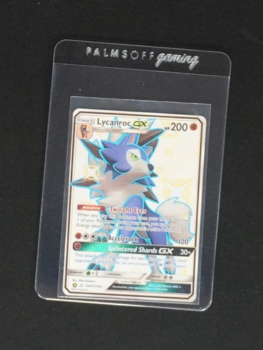 2019 Pokémon Sun & Moon Hidden Fates #SV67 Lycanroc GX — front