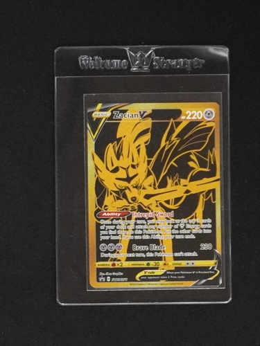 2020 Pokémon Ultra Premium Collection #SWSH076 Zacian V Full Art Promo — front