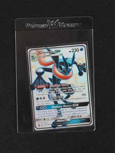 2019 Pokémon Hidden Fates #SV56 Greninja GX — front