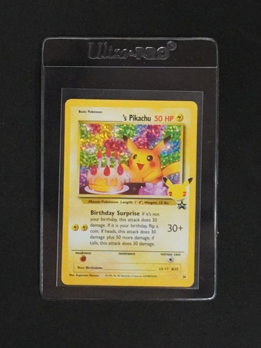 2021 Pokémon Celebrations #24 Birthday Pikachu — front