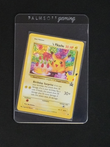 2021 Pokémon Celebrations #24 Birthday Pikachu — front
