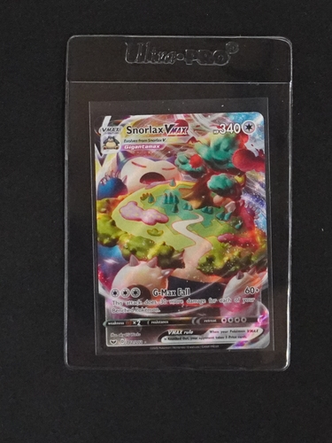 2020 Pokemon Sword & Shield #142 Snorlax VMAX — front