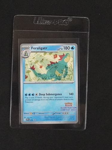 2024 Pokémon Illustration Contest #213 Feraligatr — front