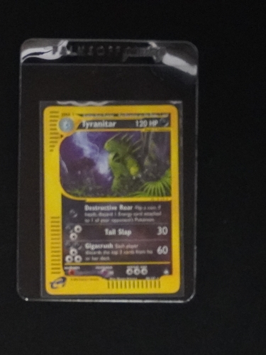 2003 Pokémon Aquapolis #40 Tyranitar — front