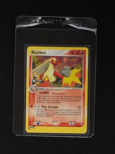 2003 Pokemon EX Ruby & Sapphire #3 Blaziken — front
