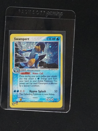 2003 Pokemon EX Ruby & Sapphire #13 Swampert — front