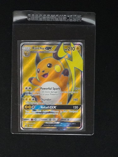 2017 Pokémon TCG SM90 Raichu GX — front