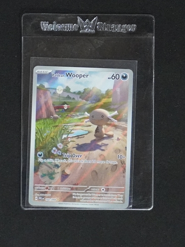 2025 Pokémon Paldean Wooper #102 Phantasmal Flames Illustration Rare — front