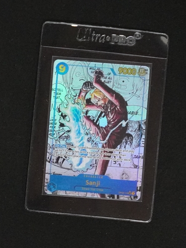 One Piece Card Game 2023 OP06-119 Sanji Manga Alt Art Comic Parallel — front
