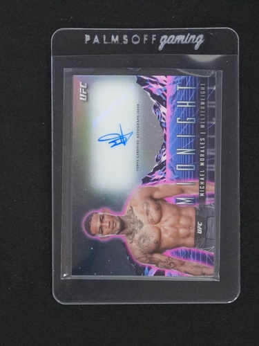 2024 Topps Midnight UFC #HS-MMO Michael Morales — front