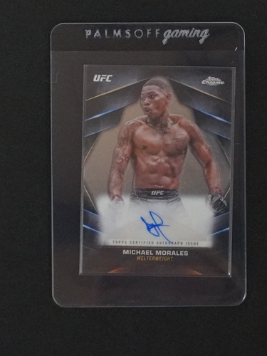 2024 Topps Chrome UFC Veteran Autograph #CVA-MMO Michael Morales — front