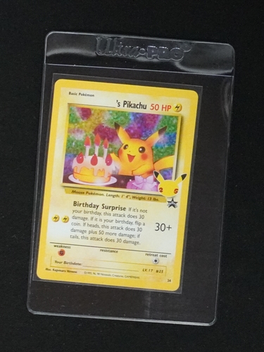 2021 Pokémon Celebrations #24 Pikachu Birthday Surprise — front