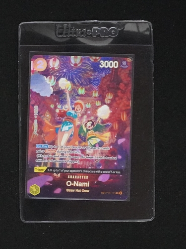 2024 One Piece Card Game OP06-101 O-Nami SP 500 Years In The Future — front