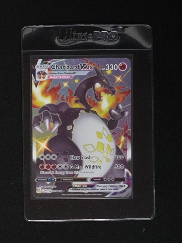 2021 Pokémon Sword & Shield Shining Fates #SV107 Charizard VMAX — front