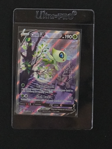 2021 Pokemon SWSH Fusion Strike #245 Celebi V — front