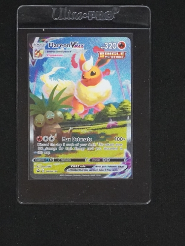 2021 Pokémon SWSH Black Star Promo #180 Flareon VMAX — front