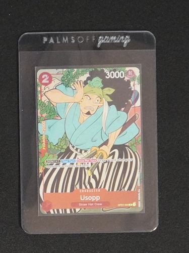 One Piece Card Game 1st Anniversary OP01-004 Usopp — front