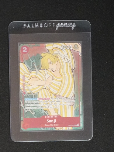 2023 One Piece OP01-013 Sanji English Version 1st Anniversary Set — front