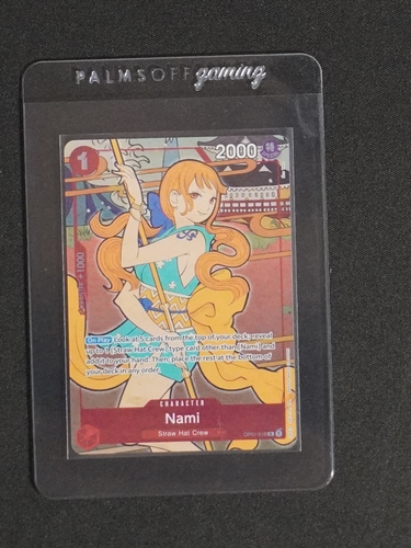 2024 One Piece Card Game OP01-016 Nami English Version 1st Anniversary Set — front