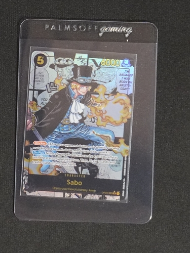 2023 One Piece OP04-083 Sabo Manga Alternate Art — front