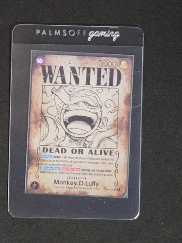 2024 One Piece Card Game OP05-119 Monkey D. Luffy Wanted Poster — front