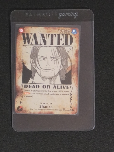 2024 One Piece Emperors in the New World OP09-004 Shanks Wanted Poster — front