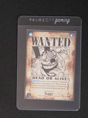 2024 One Piece Card Game OP09-051 Buggy Wanted Poster — front