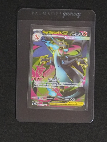 2025 Pokémon TCG Mega Charizard X EX #109/094 Phantasmal Flames — front