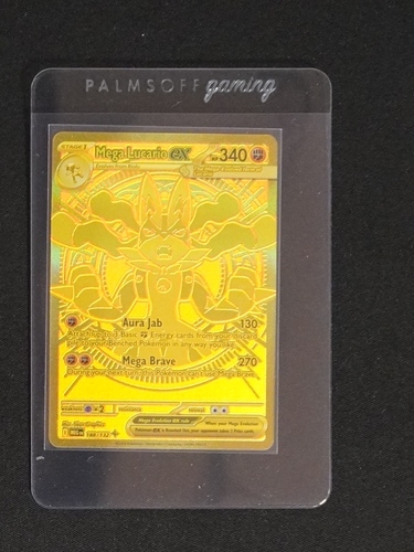 2025 Pokemon Mega Evolution #188 Mega Lucario EX — front