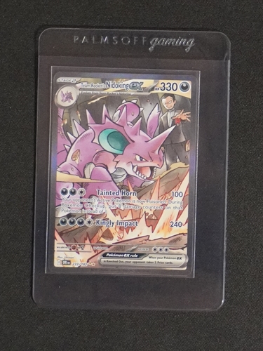 2025 Pokémon TCG #233 Team Rocket's Nidoking EX — front