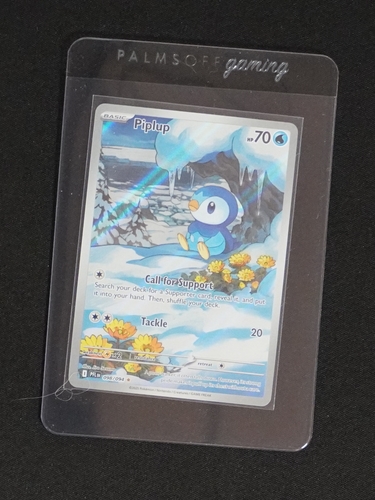 2025 Pokémon TCG ME02 #098 Piplup Phantasmal Flames Illustration Rare — front
