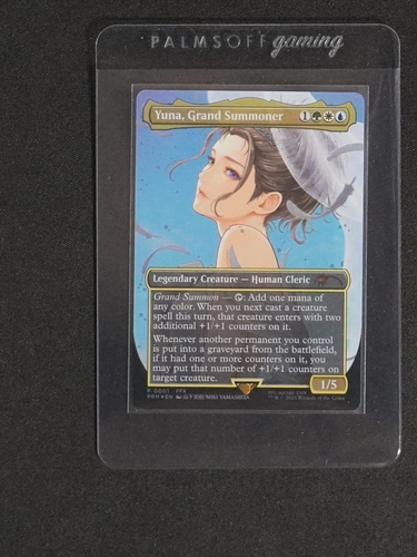 2023 Magic: The Gathering #0001 Yuna, Grand Summoner — front