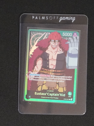 2022 One Piece Card Game ST02-001 Eustass "Captain" Kid — front