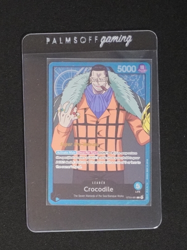 One Piece Card Game ST03-001 Crocodile — front