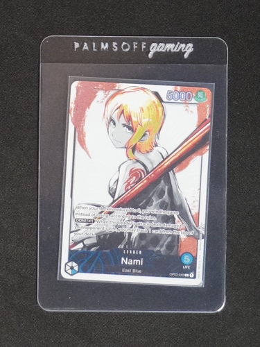2023 One Piece Card Game OP03-040 Nami Leader Parallel — front