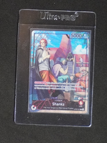 2025 One Piece PSA Magazine Promo #OP09-001 Shanks — front