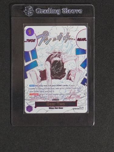 2025 One Piece OP11-080 Gear Two Alternate Art — front
