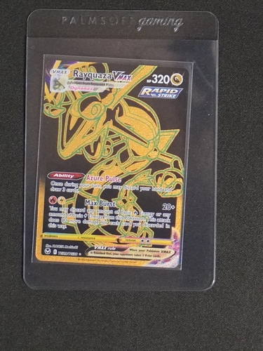 2022 Pokemon Sword & Shield Silver Tempest Trainer Gallery #TG29 Rayquaza VMAX — front