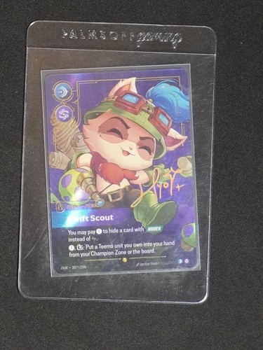 2025 Riftbound Origins #307 Teemo Swift Scout — front