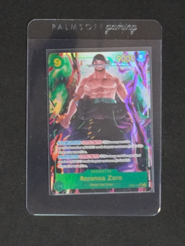 2024 One Piece OP06-118 Roronoa Zoro SEC Alternate Art — front