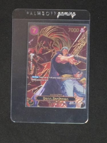One Piece TCG OP09-009 Benn Beckman SP — front
