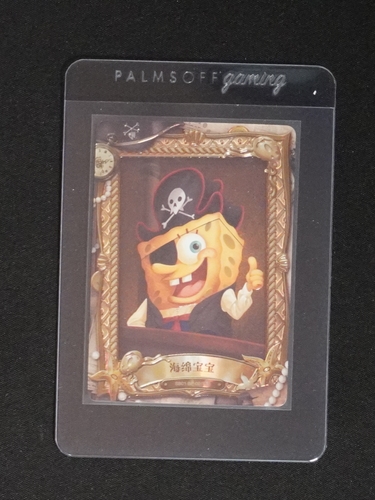 2025 Palms Off Gaming SpongeBob SquarePants Pirate Card — front
