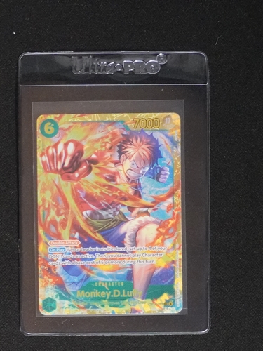 One Piece Card Game 2023 OP13-118 Monkey D. Luffy SEC Carrying on His Will — front