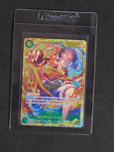One Piece Card Game Monkey D. Luffy SEC OP13-118 Carrying On His Will — front