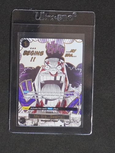 My Era...Begins!! OP09-096 Marshall D Teach One Piece Card The Best 2 — front