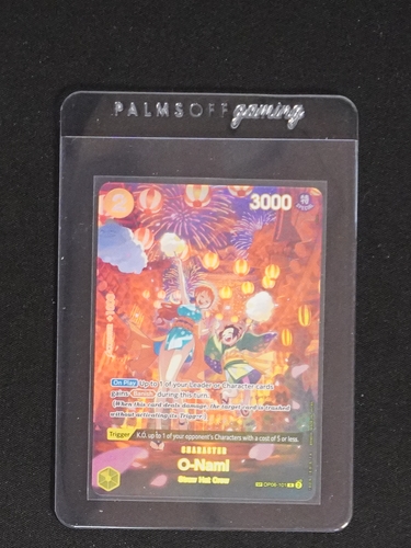 2024 One Piece Card Game OP06-101 O-Nami SP 500 Years in the Future — front