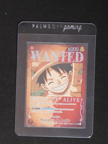 2023 One Piece TCG OP03 Pillars of Strength ST01-012 Monkey D. Luffy — front