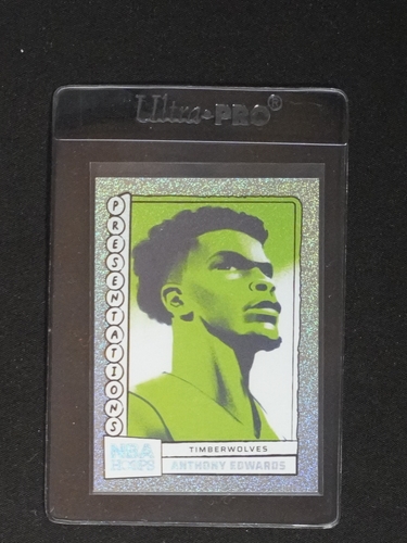2024 Panini NBA Hoops Presentations #7 Anthony Edwards — front