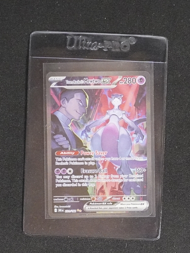2025 Pokémon TCG Destined Rivals #231 Team Rocket's Mewtwo EX — front